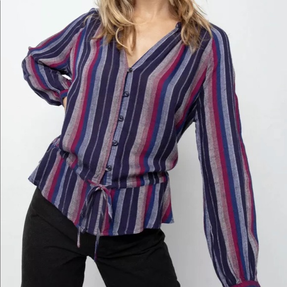 Rails Salvador Stripe button up top. Size Medium - Picture 3 of 9